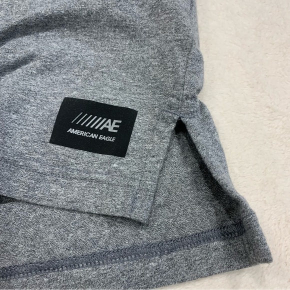 EU American Eagle Men's Flex Long Sleeved Logo Tee - Picture 3 of 10